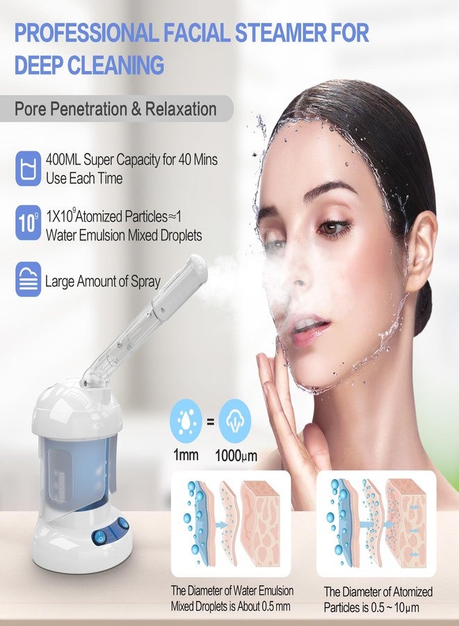 Kingsteam Facial Steamer - Ozone Steamer with Extendable Arm - Professional Nano Ionic Facial Steamer for Deep Cleaning - Portable for Personal Care Use at Home or Salon - Image 3